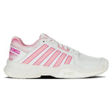 Women's Court Express Pickleball Shoes Cloud Dancer and Blossom-Footwear-K-Swiss-98552-965U25-1-Tennis Express