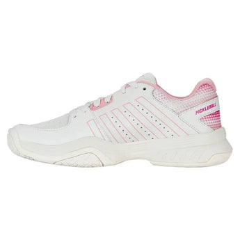 Women's Court Express Pickleball Shoes Cloud Dancer and Blossom-Footwear-K-Swiss-98552-965U25-2-Tennis Express