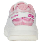 Women's Court Express Pickleball Shoes Cloud Dancer and Blossom-Footwear-K-Swiss-98552-965U25-4-Tennis Express