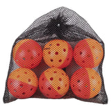 Outdoor Pickleball Training Balls Bag of 6 Red and Orange-Balls-Gamma-98856-DEFAULT-L-Tennis Express