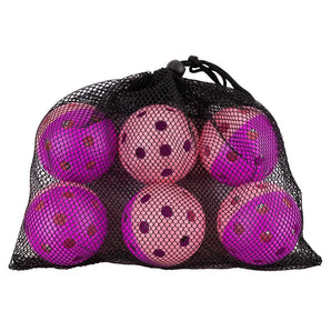 Indoor Pickleball Training Balls Bag of 6 Purple and Pink-Balls-Gamma-98857-DEFAULT-L-Tennis Express