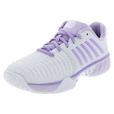 Women's Express Light 3 Padel Shoes White and Orchid Hush,Footwear,K-Swiss,White/Orchid Hush,5,Tennis Express,98900-160F2601copy