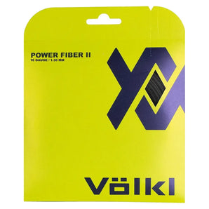 Power Fiber II 16G Black Tennis String-Strings-Volkl-99045-1-Tennis Express
