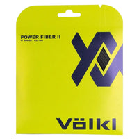 Power Fiber II 17G Black Tennis String-Strings-Volkl-99047-1-Tennis Express