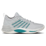 Women's Hypercourt Supreme 2 Tennis Shoes Glacier Gray and Blanc de Blanc,Footwear,K-Swiss,,,Tennis Express,99071-091-1