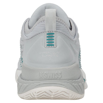Women's Hypercourt Supreme 2 Tennis Shoes Glacier Gray and Blanc de Blanc,Footwear,K-Swiss,,,Tennis Express,99071-091-4