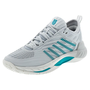 Women's Hypercourt Supreme 2 Tennis Shoes Glacier Gray and Blanc de Blanc,Footwear,K-Swiss,Glacier Gray and/Blanc de Blanc,5,Tennis Express,99071-091F26copy