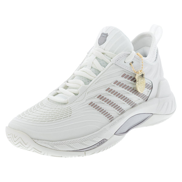 Women's Hypercourt Supreme 2 Tennis Shoes Blanc de Blanc and Rose Gold,Footwear,K-Swiss,Blanc de Blanc/Rose Gold,5,Tennis Express,99071-118F26copy