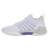 Women's Hypercourt Supreme 2 Tennis Shoes White and Lunar Rock-Footwear-K-Swiss-99071-160-3-Tennis Express