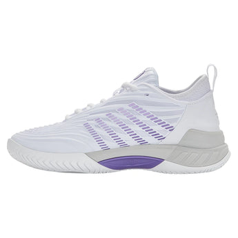 Women's Hypercourt Supreme 2 Tennis Shoes White and Lunar Rock-Footwear-K-Swiss-99071-160-3-Tennis Express