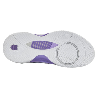 Women's Hypercourt Supreme 2 Tennis Shoes White and Lunar Rock-Footwear-K-Swiss-99071-160-6-Tennis Express