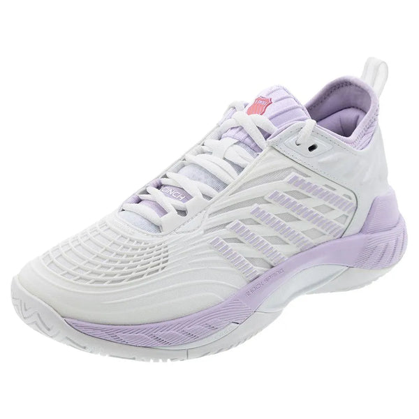 Women's Hypercourt Supreme 2 Tennis Shoes White and Orchid Petal