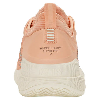 Women's Hypercourt Supreme 2 Tennis Shoes Peach Parfait and Egret-Footwear-K-Swiss-99071-644U26-4-Tennis Express