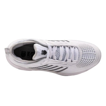 Women's Hypercourt Supreme 2 Tennis Shoes White and Vapor Blue-Footwear-K-Swiss-99071-996S24-61-Tennis Express