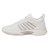 Women's CLAY Court Hypercourt Supreme 2 Tennis Shoes Blanc de Blanc and Rose Gold,Footwear,K-Swiss,,,Tennis Express,99072-118F26-2