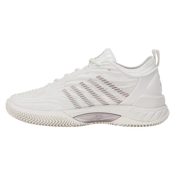 Women's CLAY Court Hypercourt Supreme 2 Tennis Shoes Blanc de Blanc and Rose Gold,Footwear,K-Swiss,,,Tennis Express,99072-118F26-2