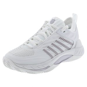 Women's CLAY Court Hypercourt Supreme 2 Tennis Shoes Blanc de Blanc and Rose Gold