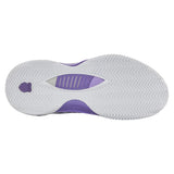 Women's Hypercourt Supreme 2 HB Clay Tennis Shoes White and Lunar Rock-Footwear-K-Swiss-99072-160-5-Tennis Express