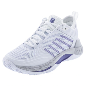 Women's Hypercourt Supreme 2 HB Clay Tennis Shoes White and Lunar Rock-Footwear-K-Swiss-99072-160S26copy-Tennis Express