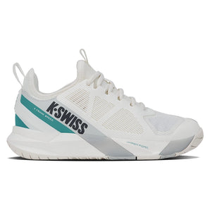 Women's K-Frame Speed Tennis Shoes Blanc de Blanc and Glacier Gray,Footwear,K-Swiss,,,Tennis Express,99484-110F26-1
