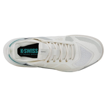 Women's K-Frame Speed Tennis Shoes Blanc de Blanc and Glacier Gray,Footwear,K-Swiss,,,Tennis Express,99484-110F26-4