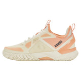 Women's K-Frame Speed Tennis Shoes Egret and Peach Parfait-Footwear-K-Swiss-99484-150U26-2-Tennis Express