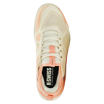 Women's K-Frame Speed Tennis Shoes Egret and Peach Parfait-Footwear-K-Swiss-99484-150U26-3-Tennis Express
