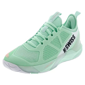 Women's K-Frame Speed Tennis Shoes Soft Neon Mint and White,Footwear,K-Swiss,Neon Mint/White,5,Tennis Express,99484-359F25copy