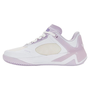 Women's K-Frame Pickleball Shoes White and Orchid Hush-Footwear-K-Swiss-99491-143-1-673990Tennis Express