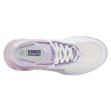Women's K-Frame Pickleball Shoes White and Orchid Hush-Footwear-K-Swiss-99491-143-3-Tennis Express
