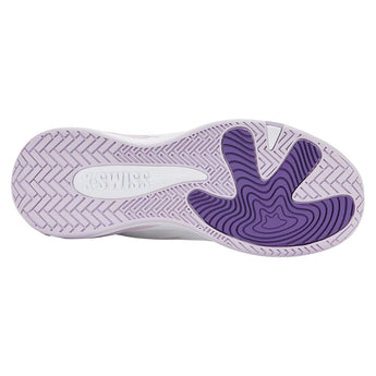 Women's K-Frame Pickleball Shoes White and Orchid Hush-Footwear-K-Swiss-99491-143-4-Tennis Express