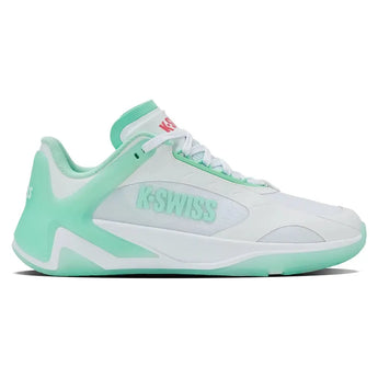 Women's K-Frame Pickleball Shoes White and Neon Mint-Footwear-K-Swiss-99491-177F25-1-Tennis Express