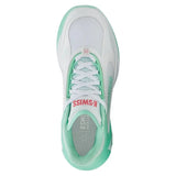 Women's K-Frame Pickleball Shoes White and Neon Mint-Footwear-K-Swiss-99491-177F25-3-Tennis Express