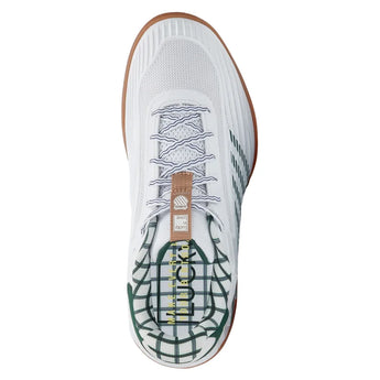 Women's LIL Hypercourt Express 3 Tennis Shoes White and Team Green, K-Swiss, Tennis Express, 99583-108U26-1