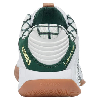 Women's LIL Hypercourt Express 3 Tennis Shoes White and Team Green, K-Swiss, Tennis Express, 99583-108U26-2