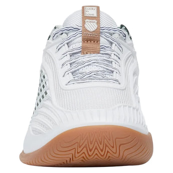 Women's LIL Hypercourt Express 3 Tennis Shoes White and Team Green, K-Swiss, Tennis Express, 99583-108U26-3