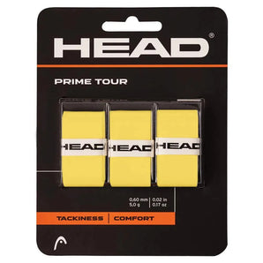 Prime Tour Tennis Overgrip 3-Pack Yellow-Accessories-Head-99738-DEFAULT-L-Tennis Express