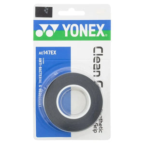 Clean Grap Over Grip (3-pack)-Accessories-Yonex-99801-BLACK-L-Tennis Express