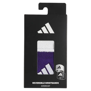Interval Reversible 2.0 Wristband Collegiate Purple and White,Accessories,Adidas,,,Tennis Express,A5157190-2