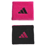 Interval Reversible 2.0 Wristband Team Shock Pink 2 and Black,Accessories,Adidas,Team Shock Pink 2/Black,One Size,Tennis Express,A5157192-1