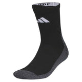Men's 6 Star Team Grip Crew Socks Black and Onix Grey,Socks,Adidas,Black/Onix Grey,M,Tennis Express,A5161962-1