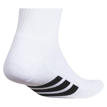 Men's Cushioned 4.0 Crew Socks 3 Pack White and Black,Socks,Adidas,,,Tennis Express,A5162402-3