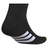 Men's Cushioned 4.0 Crew Socks 3 Pack Black and White,Socks,Adidas,,,Tennis Express,A5162403-1