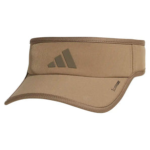 Men's Superlite 3 Visor Khaki Six and Cargo Brown,Apparel,Adidas,Khaki Six/Cargo Brown,One Size,Tennis Express,A5162552-1