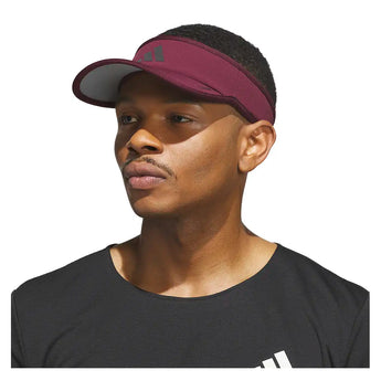 Men's Superlite 3 Visor Maroon and Black,Apparel,Adidas,,,Tennis Express,A5162553-3