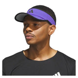 Men's Superlite 3 Visor Pure Purple and Black,Apparel,Adidas,,,Tennis Express,A5162554-3