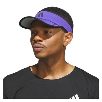 Men's Superlite 3 Visor Pure Purple and Black,Apparel,Adidas,,,Tennis Express,A5162554-3