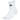 Men's 5 Star Team 3 Quarter Crew Socks White and Black