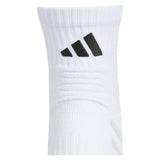 Men's 5 Star Team 3 Quarter Crew Socks White and Black,Socks,Adidas,,,Tennis Express,A5162865-3