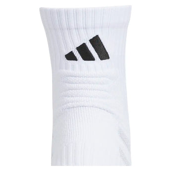 Men's 5 Star Team 3 Quarter Crew Socks White and Black,Socks,Adidas,,,Tennis Express,A5162865-3